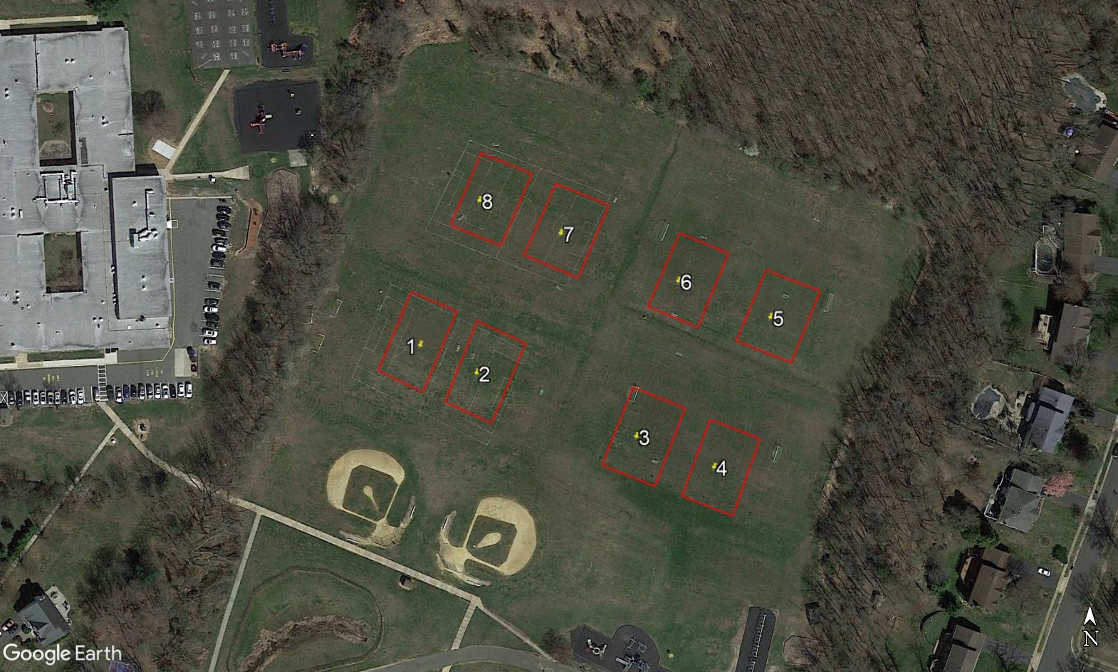 Rec Soccer Field Maps